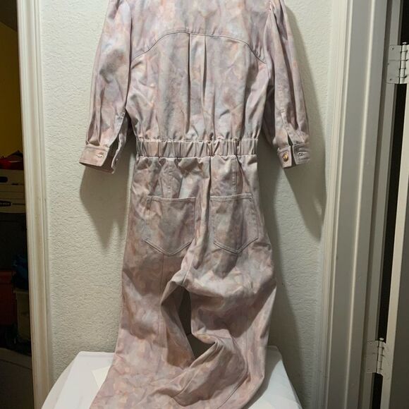 New magalie pascal ceina jumpsuit watercolor pink size Small - Picture 9 of 14